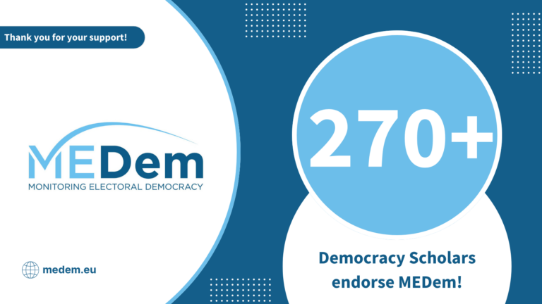 MEDem gains support from 270+ Democracy Scholars
