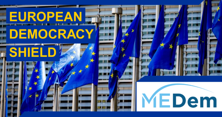MEDem welcomes the European Democracy Shield
