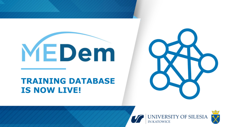 Explore the MEDem Training Database: Training Resources for Democracy Research in One Place